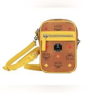 NWT MCM Leather Crossbody Belt Purse Bag